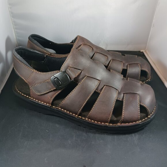 ROCKPORT Fisherman Leather Men's Sandals size 11M - Picture 1 of 9